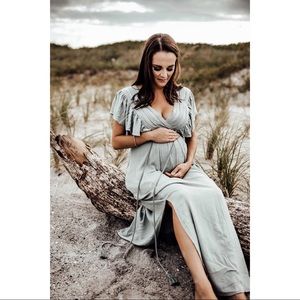 Baltic born dress- worn once for maternity shoot
